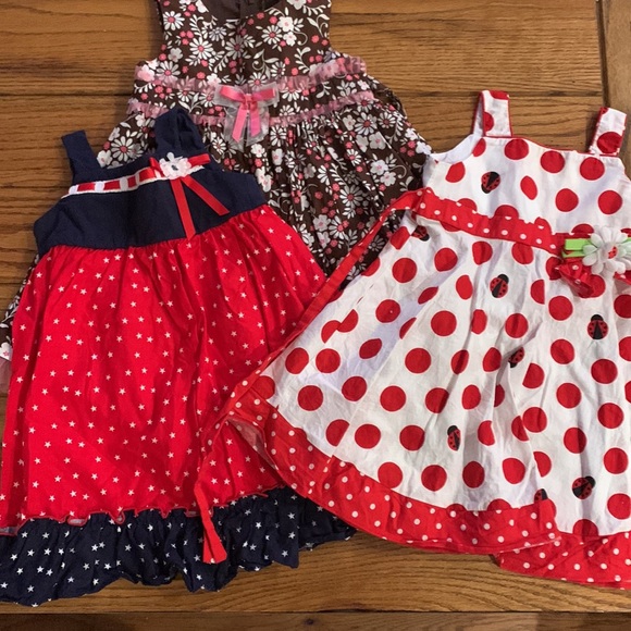 Bundle of 3 baby dresses 12 month - Picture 2 of 12